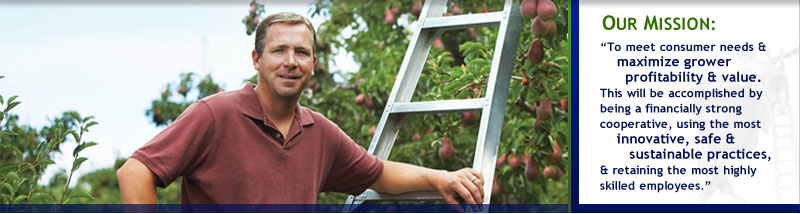 grower in orchard